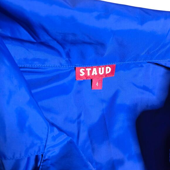 Staud Lapis Blue Millie Maxi Dress Size: 4 - Picture 7 of 9